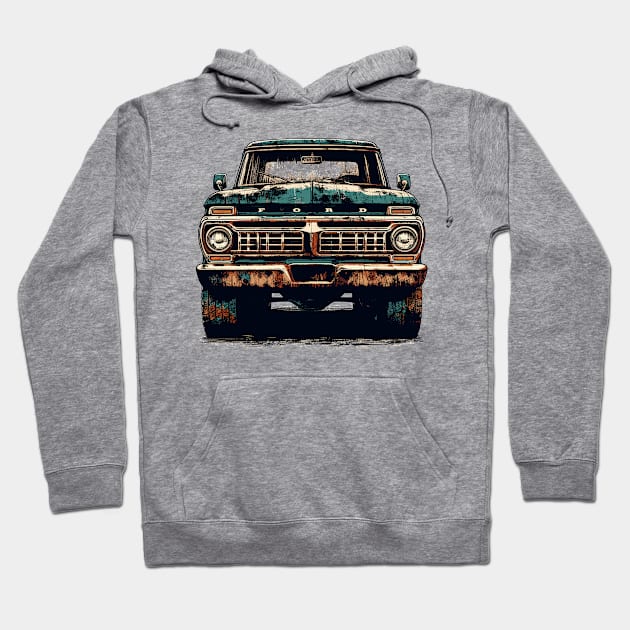 Ford F100 Hoodie by Vehicles-Art